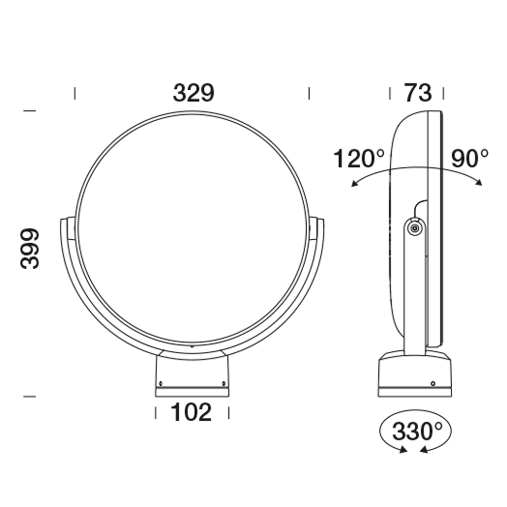 8840769 Проектор Platek SUN Large Proiettore  SUN Large Floodlight - LED 4000K Asymmetrical  - Вид №10