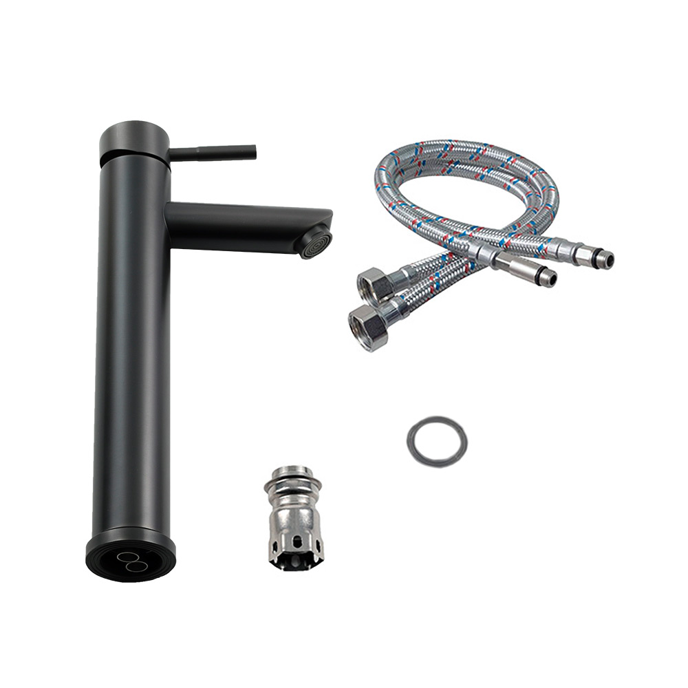 Смеситель д/ум MELANA-610102PVD-G Tondo нерж.сталь, однорычажный, золото  - Вид №3