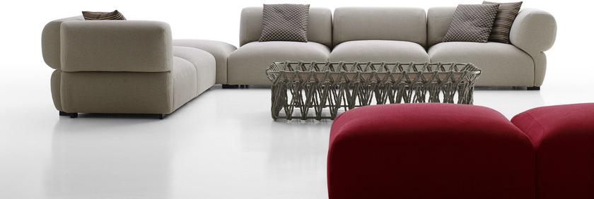 B&B Italia Outdoor Модульный угловой диван из ткани Butterfly sun-id-1421119 - Вид №1