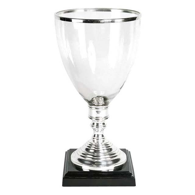 Подсвечник металлический прозрачный Abacus от Eichholtz EICHHOLTZ EICHHOLTZ 060238 Прозрачный;черный  - Вид №1