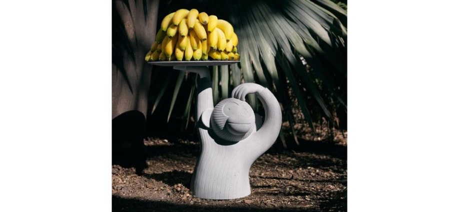 023285 Приставной столик серый BD Barcelona Design Monkey  - Вид №5