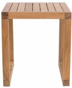 Il Giardino di Legno Квадратный садовый столик из тика Boxer Boxr0492