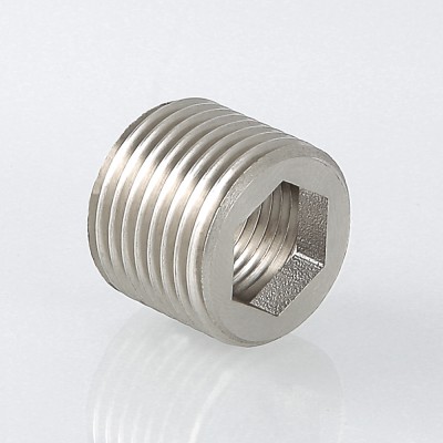 VTr.660.N.0405 Фитинг резьбовой – футорка под шестигранник Valtec 3/4" х 1/2"  - Вид №1