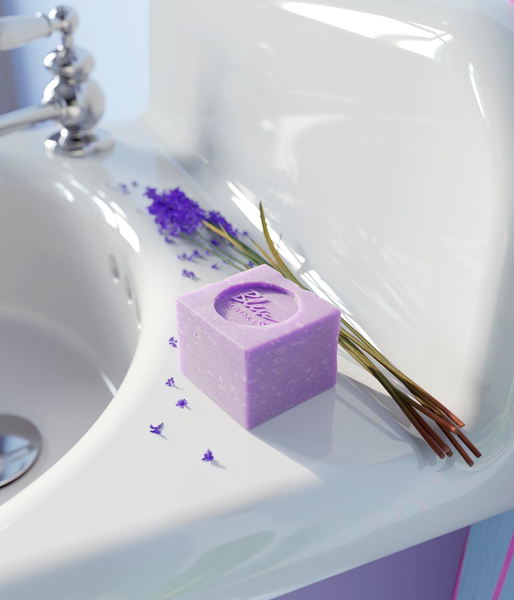 Керамическая раковина с переливом In Stock Bleu Provence ARCH-00060208 - Вид №2