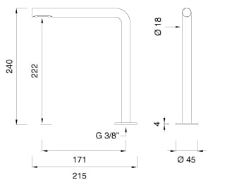 Дозирующий носик из нержавеющей стали для пола CEADESIGN FREE IDEAS ARCH-00065894 - Вид №2