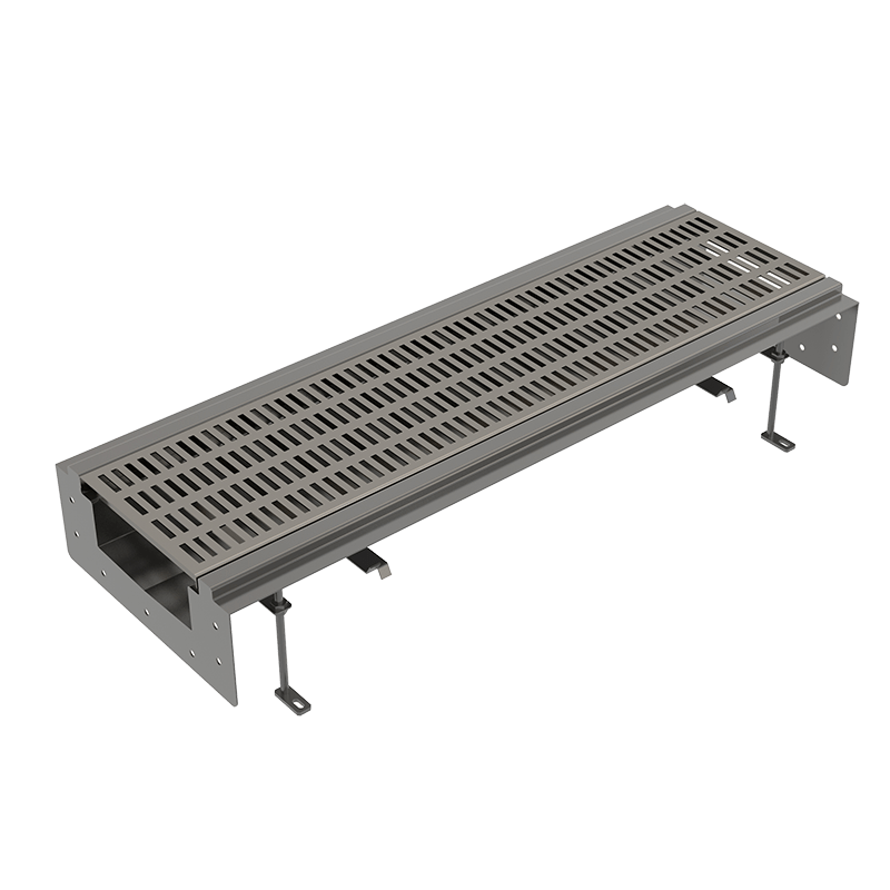 Промышленный коробчатый желоб наклонный из нержавеющей стали AISI 304 ALCAPLAST APR11101S - Вид №1