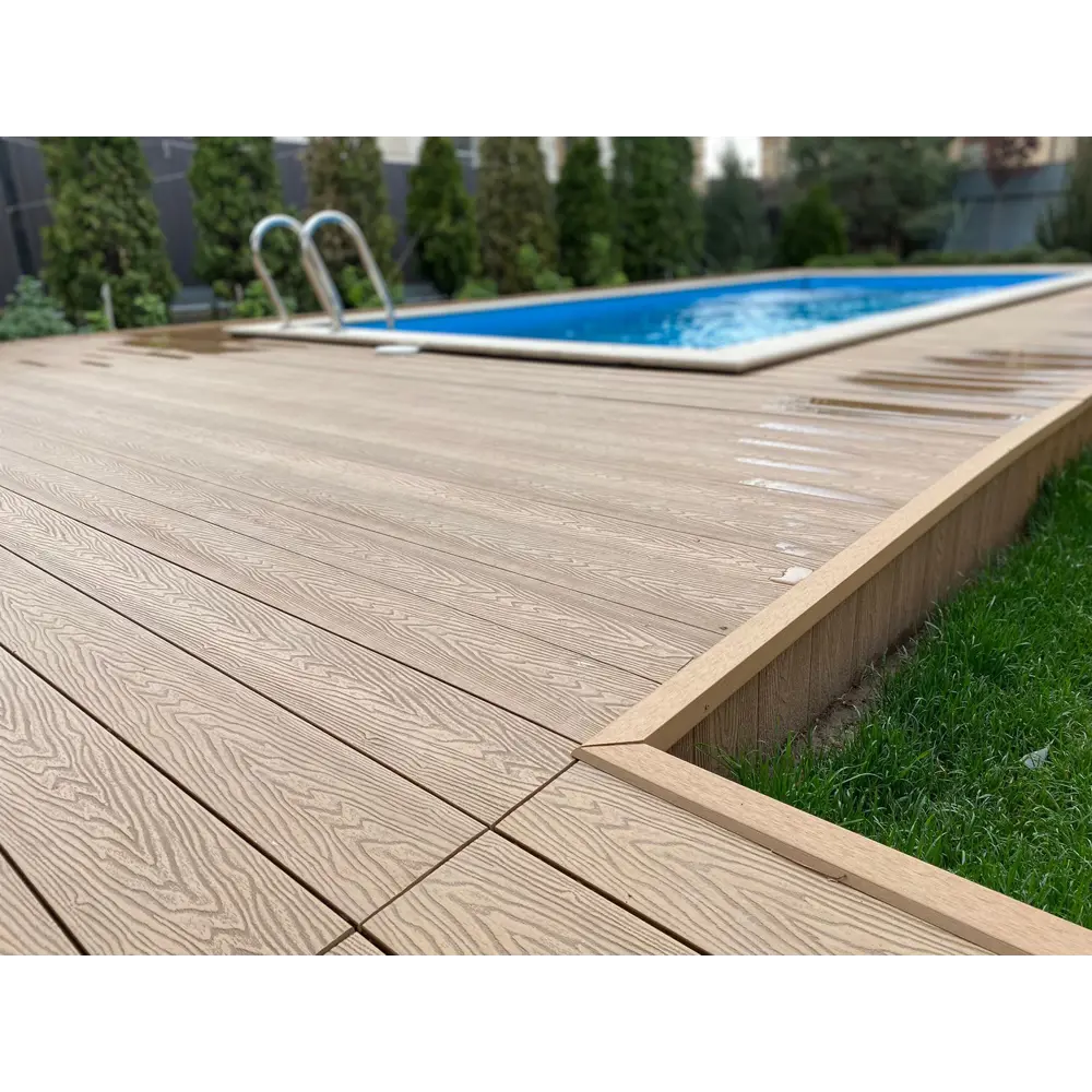 Террасная доска ДПК CM Decking Nature цвет Дуб 3000x135x25 мм двусторонняя вельвет/структура дерева 0.405 м² 82338672 STLM-2026329  - Вид №10