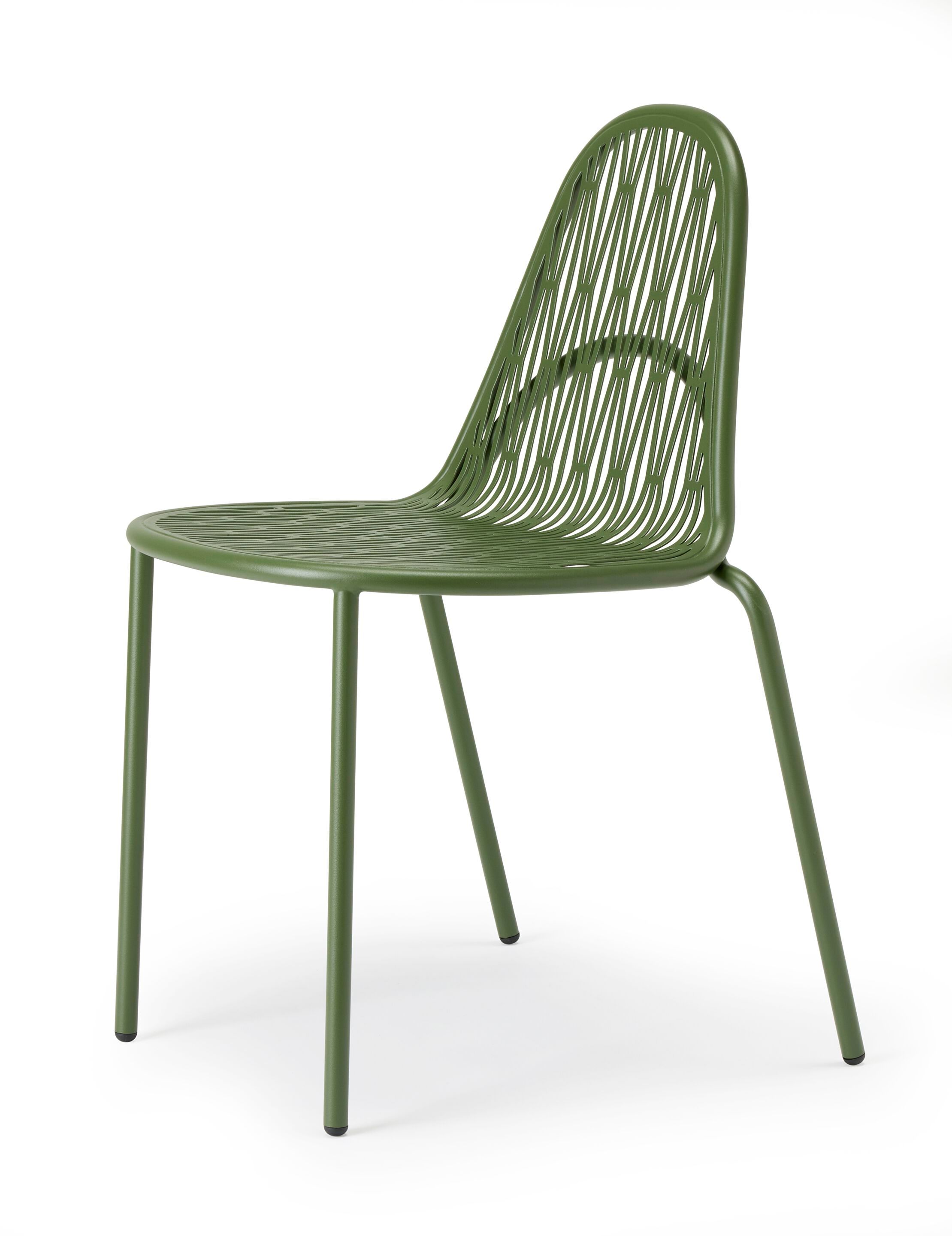 Металлический штабелируемый садовый стул S-CAB Malvasia ARCH-00049078 - Вид №8