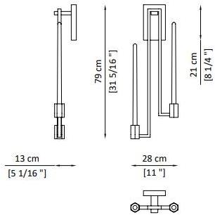 Paolo Castelli Настенный светильник из муранского стекла и латуни Kalì Kali sun-id-1494205 - Вид №6
