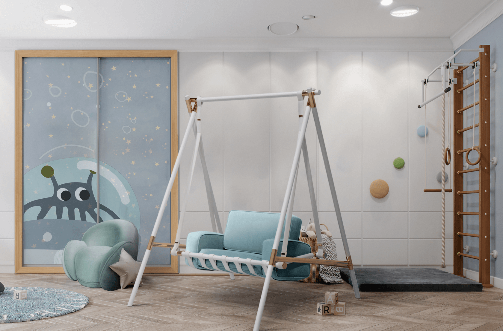 CIST113 Детское подвесное кресло Бубу Свинг Circu  - Вид №7