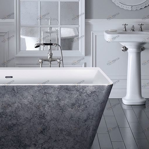 Ванна акриловая отдельностоящая Treasure Silver Lagard VELA lgd-vla-ts