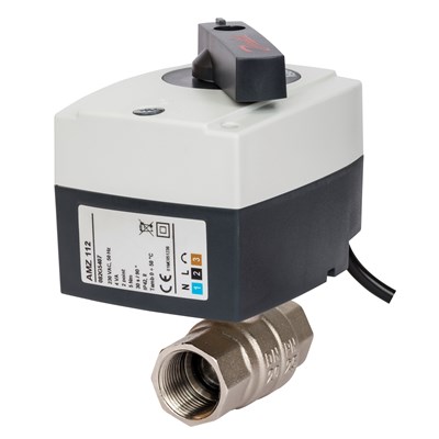 Danfoss Клапаны двухпозиционные шаровые с электроприводом AMZ 112 — проходной, AMZ 113 — трехходовой AMZ 112 кран шар 2х поз Ду50 э/п 230В 082G5411 