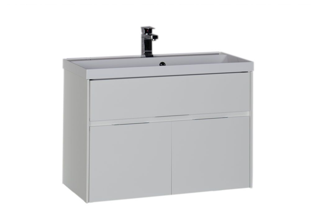 Тумба с раковиной Aquanet Латина 90 белый 0017944900179396 - Вид №1