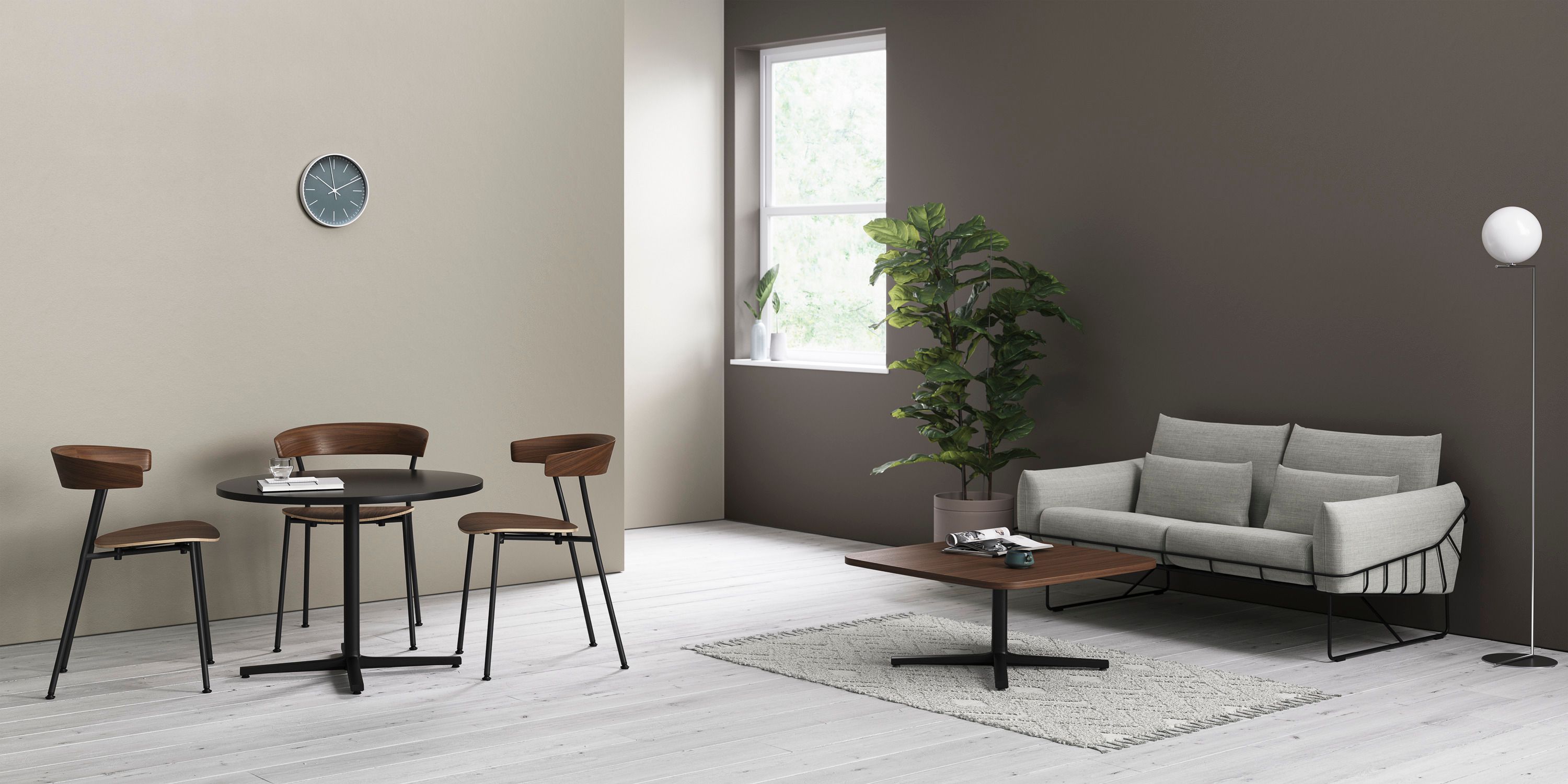 2-местный тканевый диван Herman Miller каркасный ARCH-00023226 - Вид №4