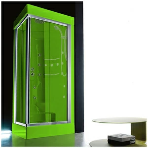 Душевая кабина Gruppo treesse Acquazzurra 72 STI-B7576S-S белая с гидромассажем угловая левая