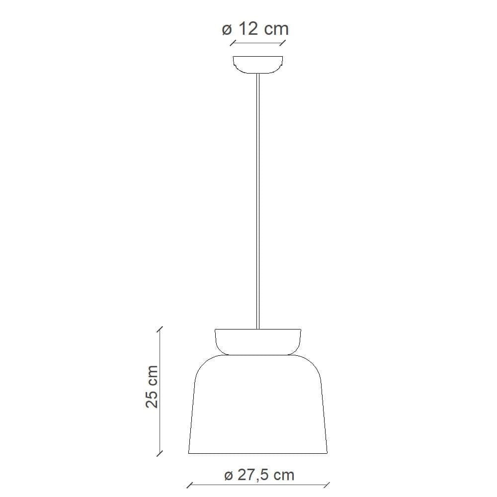 Керамический светодиодный подвесной светильник In Stock Ferroluce ARCH-00058165 - Вид №2