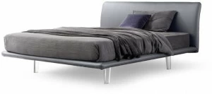 ZANETTE Кровать двуспальная с обивкой кожей