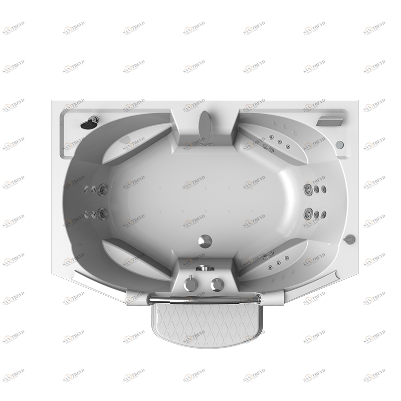 Гидромассаж "Специальный Chrome" на ванну Конкорд (двигатель 1500 Вт, система "Turbo-pool", миниджет Релакс - 6 шт., джет Релакс - 8 шт., джет Линц - 6 шт.) Radomir 1-65-2-0-4-025