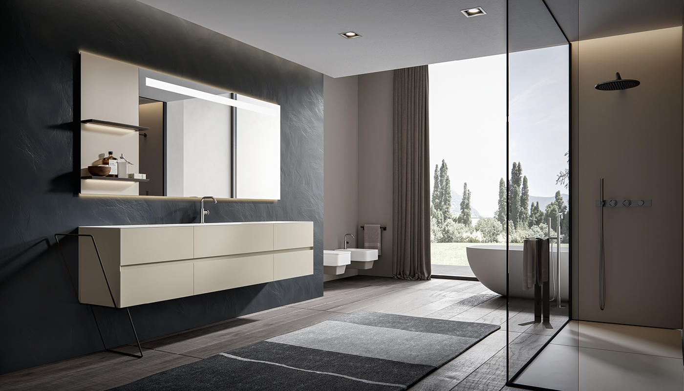 ED-ST35 Edone Зеркала Filo P 4 ПРОВОД P 4 Горизонтальное размещение  - Вид №4