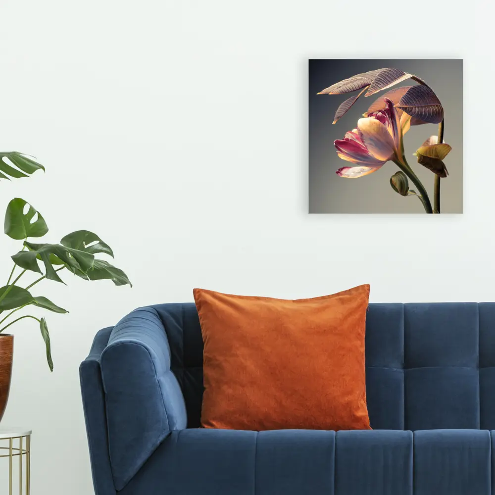Картина на стекле «Цветочная композиция» 30x30 см POSTERMARKET STLM-2134649 - Вид №3