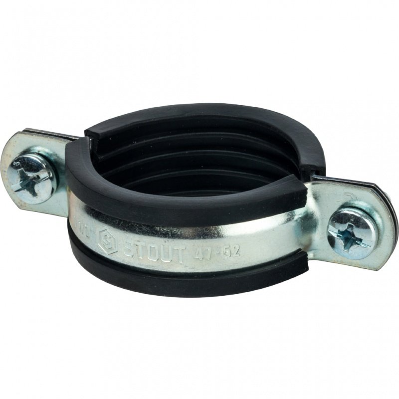 Хомут с шпилькой и дюбелем 1"1/2 (⌀47-52) STOUT SAC0020100112 - Вид №1