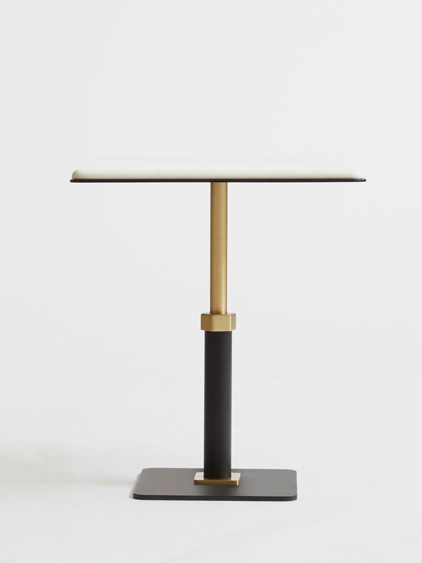 GABRIEL SCOTT Квадратный мраморный журнальный столик Pedestal sun-id-1394509 - Вид №1