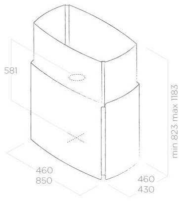 Elica Островная вытяжка из нержавеющей стали sun-id-1363625 - Вид №3