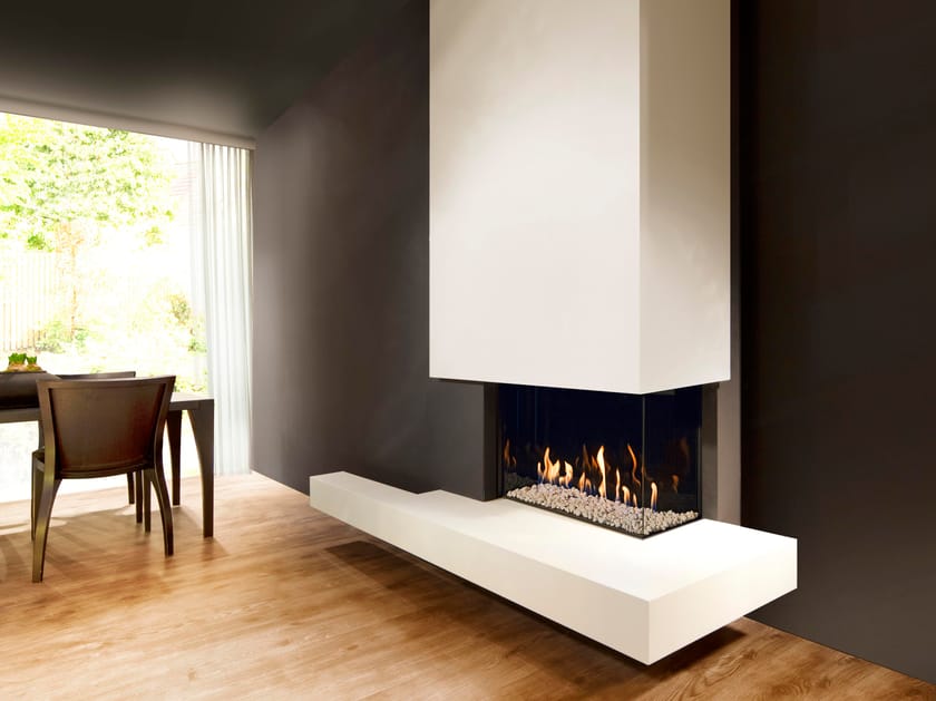 Настенный газовый угловой камин KALFIRE G65/44C ARCH-00089534