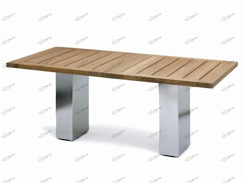 FueraDentro Садовый стол из лакированной нержавеющей стали в классическом стиле Cima sun-id-1397749