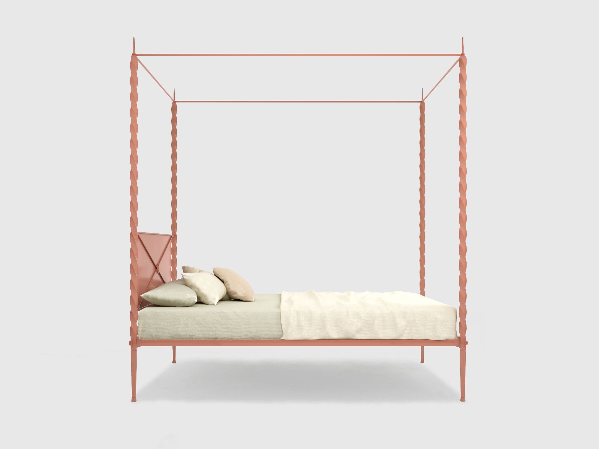 Двуспальная кровать из кованого железа с балдахином Lispi RITO ARCH-00050245 - Вид №5