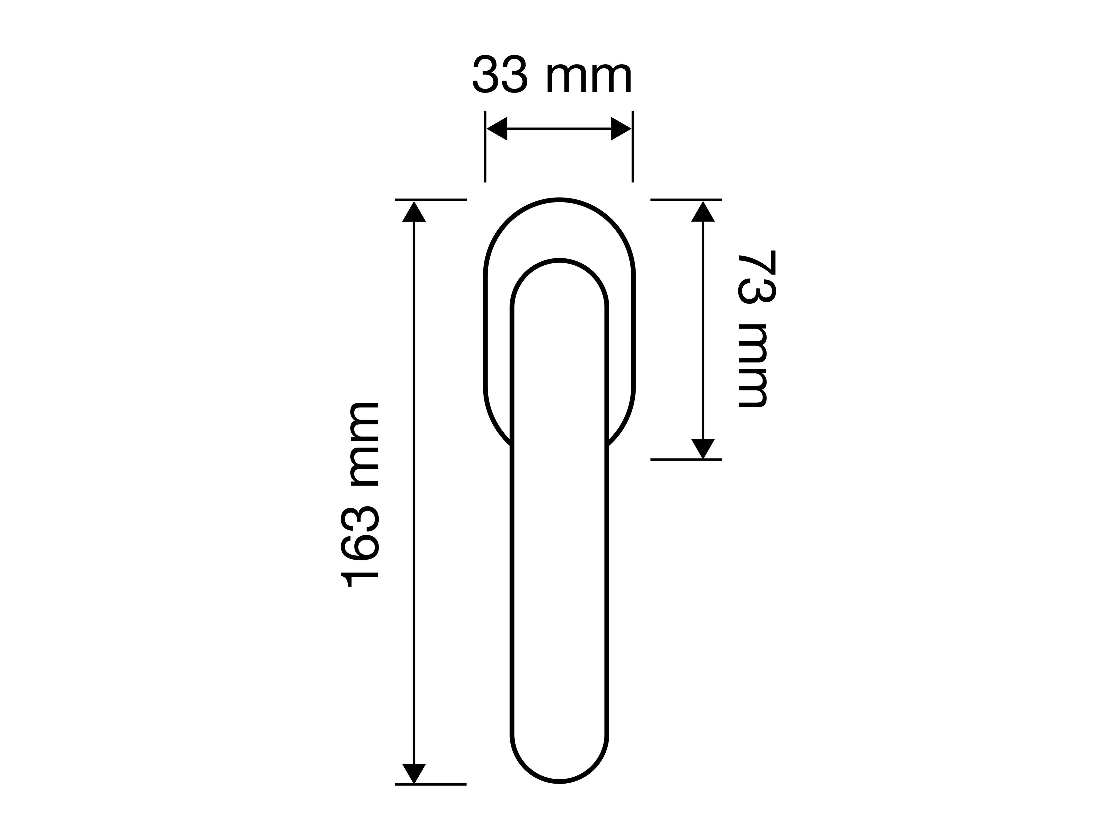 Латунная оконная ручка на пластине LINEA CALI' Grip ARCH-00072640 - Вид №8