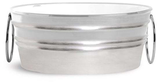 Tnz02o Подвесная раковина настенная овальная Horganica Tinozza белая - Вид №2