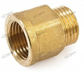 Удлинитель ВН шестигранный 1/2х3/4" латунь STOUT SFT0054001234