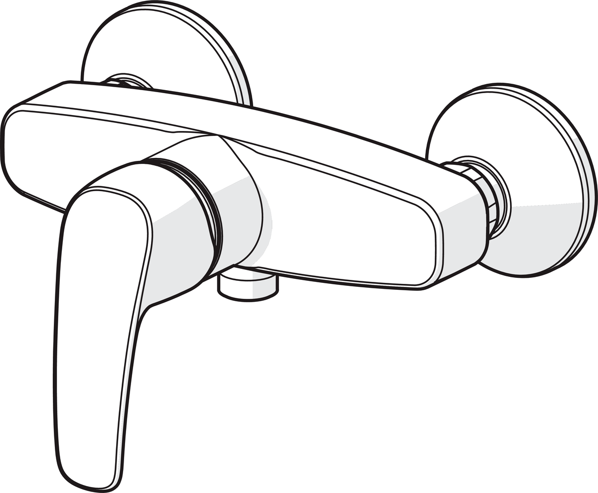 Oras 1063U Смеситель для душа 1063U Safira Хром  - Вид №2