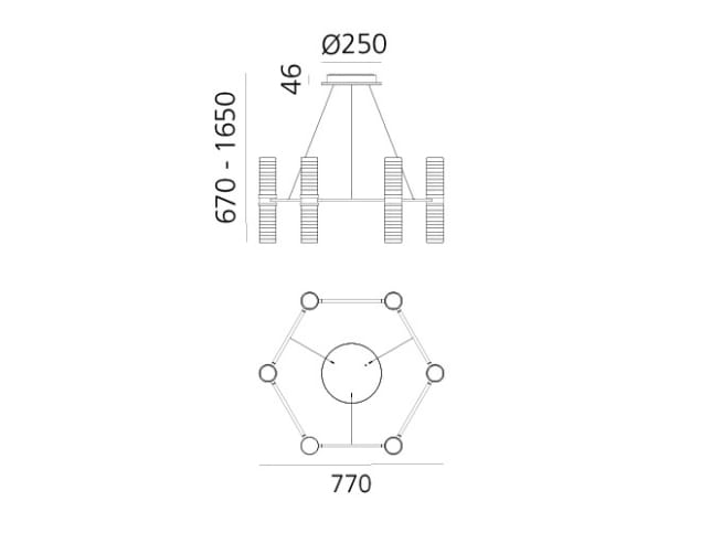 Металлический светодиодный подвесной светильник Artemide Zephyr ARCH-00148729 - Вид №15