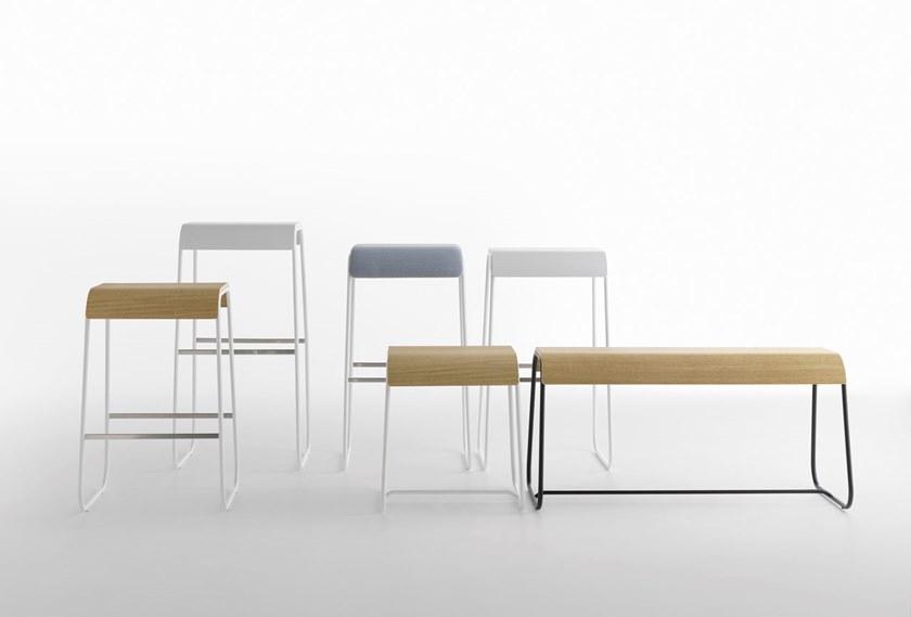 Crassevig Табурет высокие деревянные санки Lineo sun-id-1437931 - Вид №3