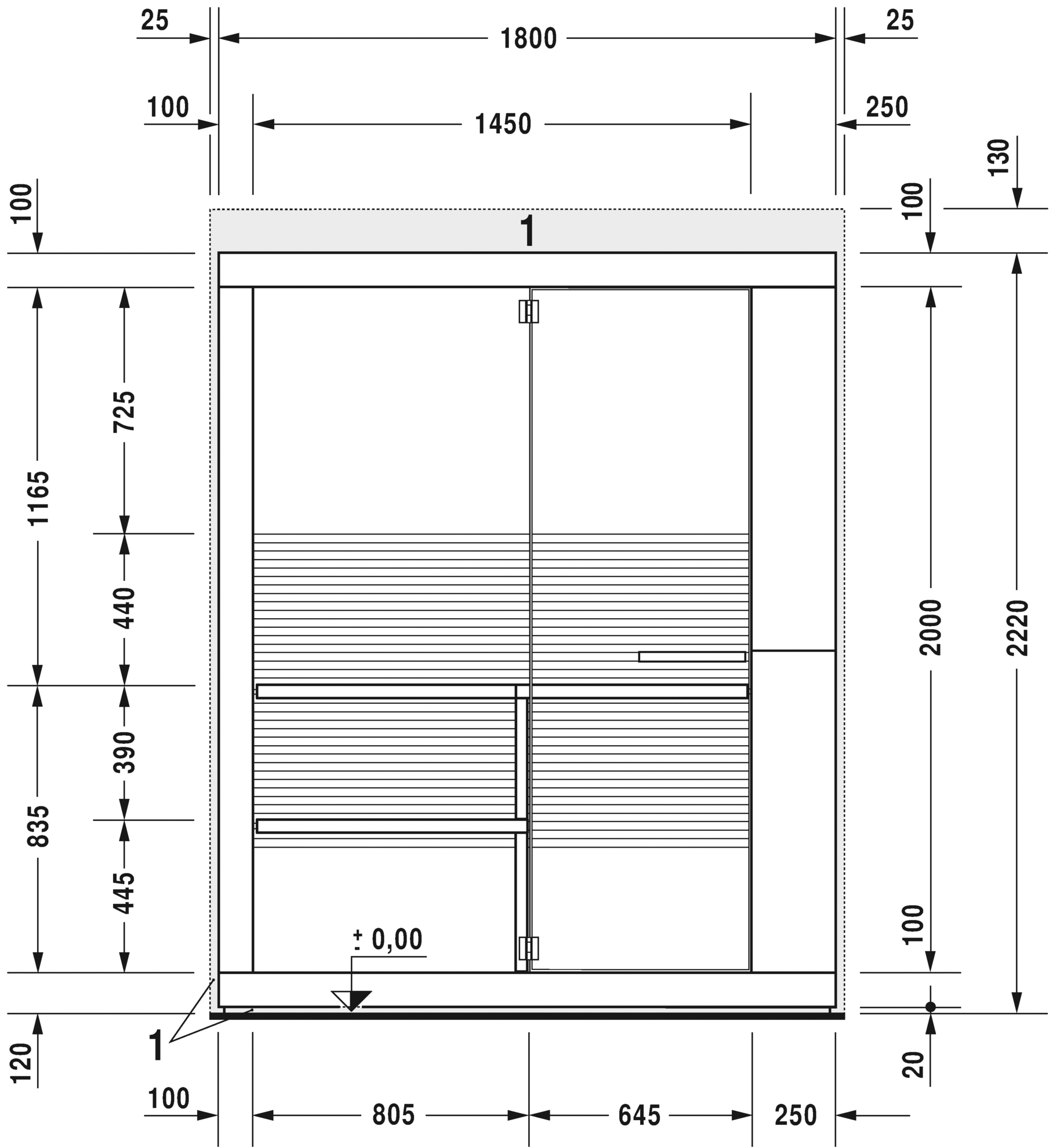 750922002011000 Сауна Inipi, пристенный и угловой вариант Inipi #7509 1800 x 1170 x 2220 мм
Исполнение: белый глянцевый (декор) Белый глянцевый декор Duravit  - Вид №6