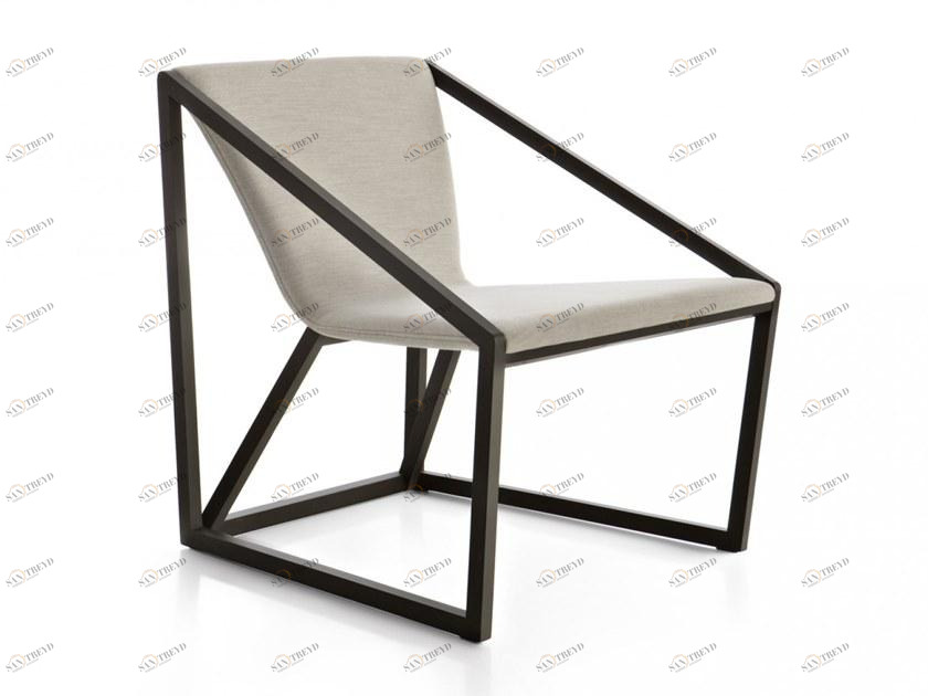 Huppé Кресло с подлокотниками из бука и ткани Kite 3005 HUPPE