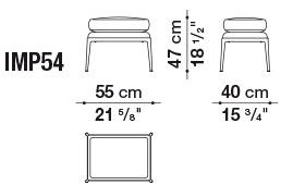 B&B Italia Пуф из ткани Mirto indoor Imp54 - Вид №4