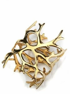 Zieher Салфетница позолоченная металлическая (2 шт.) Reef 2317.gpb