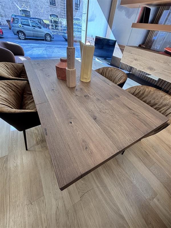 Прямоугольный стол из дерева и стекла In Stock озеро ARCH-00109898 - Вид №3