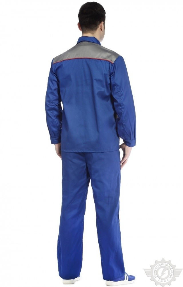 65397 Костюм "Труд" василек-серый  Летняя спецодежда  размер 52-54/182-188  - Вид №8