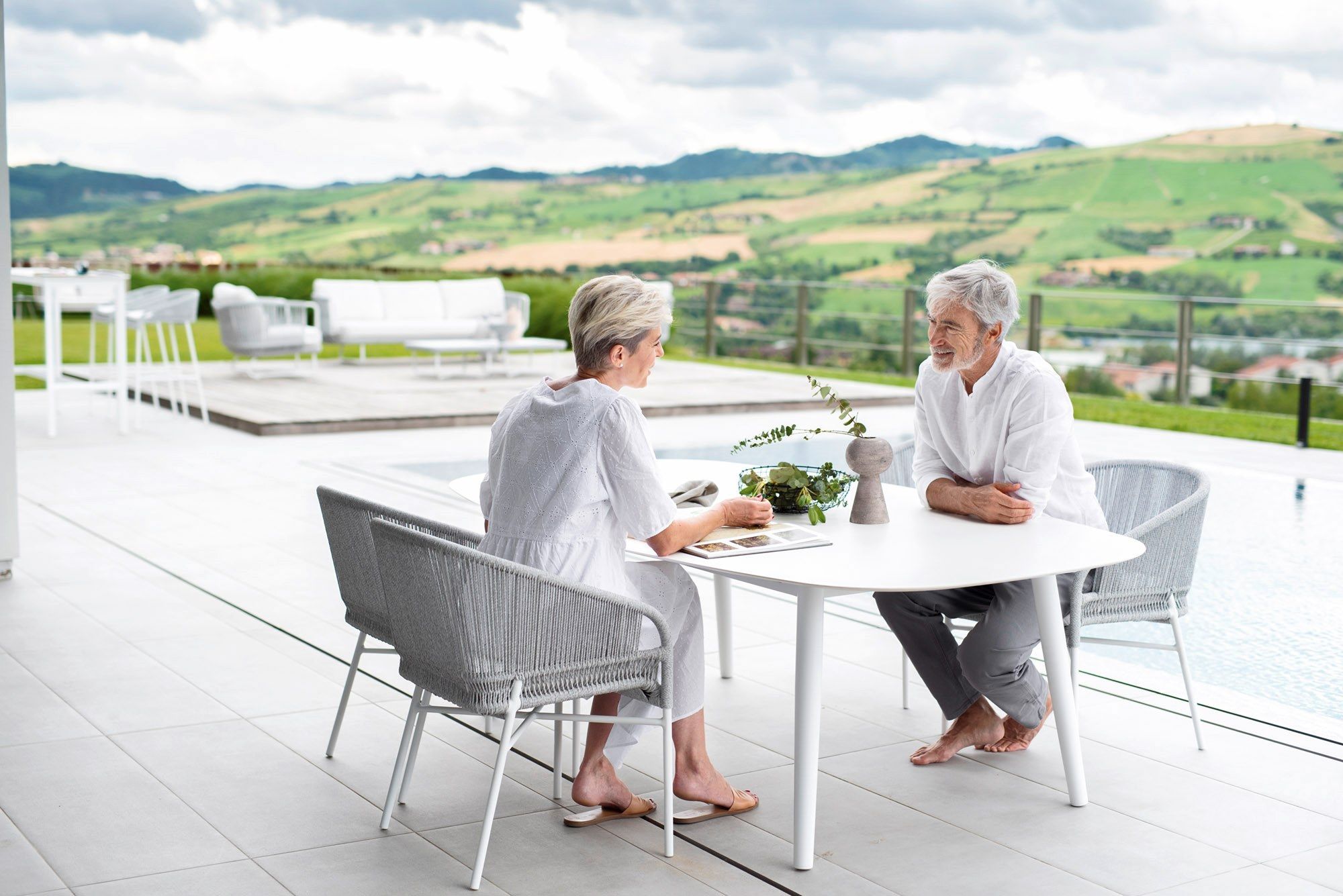 Алюминиевый стул с порошковым покрытием с подлокотниками Varaschin Cricket ARCH-00052420 - Вид №6