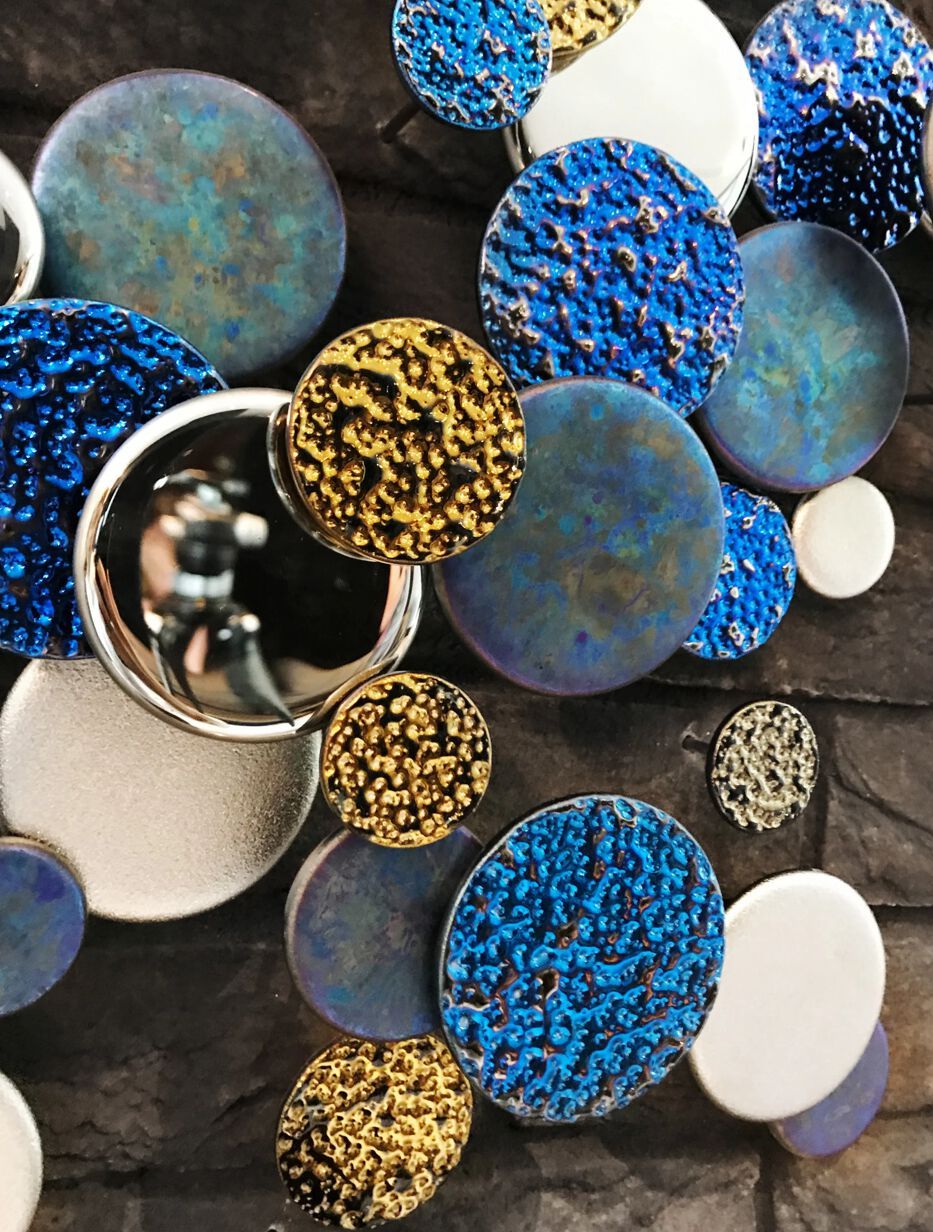 Декоративная стеклянная панель PlusObject GOLDEN GALAXY ARCH-00056524 - Вид №2