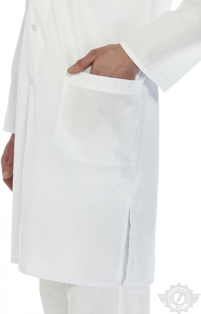 66253 Халат "Сервис" мужской белый  Медицинская одежда  размер 64-66/170-176 Спецодежда  - Вид №5