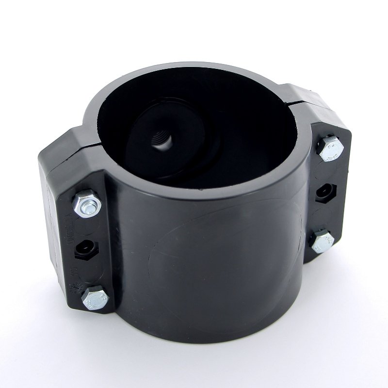 Врезка монтажная 110 x 1/2" ВР, 4 болта, для труб ПНД UNIDELTA 1019110002 - Вид №1