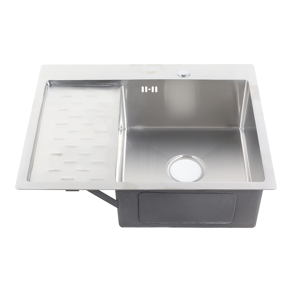 Мойка HD6350R MELANA ProfLine 3,0/200 САТИН врезная прямоугольная с коландером HD6350R HD6350R сатин