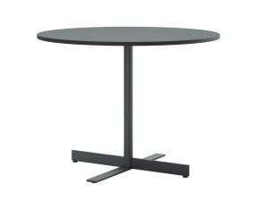 Круглый стальной стол