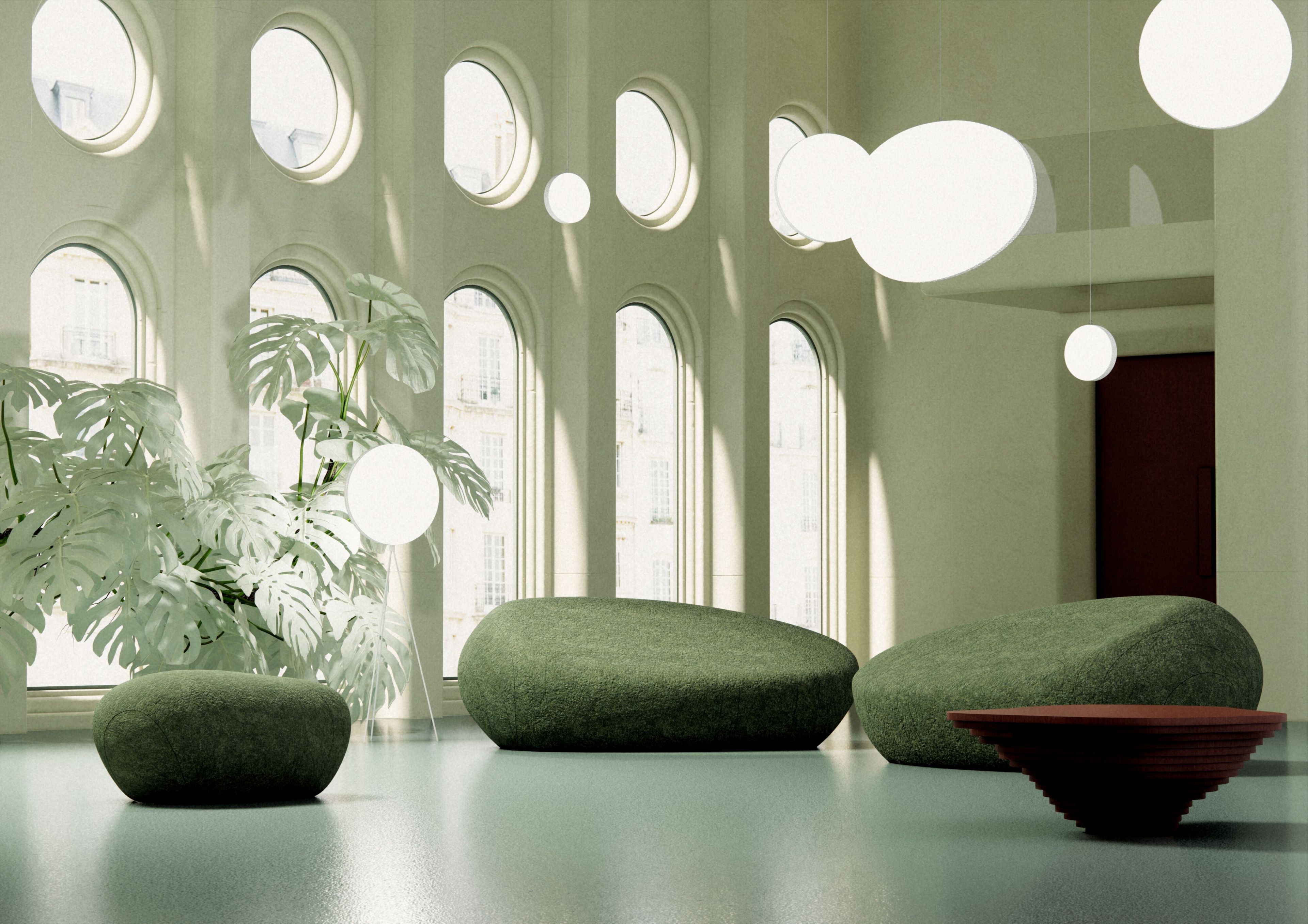 Шерстяной диван smarin Livingstones - ARDA pebble system ARCH-00007541 - Вид №1