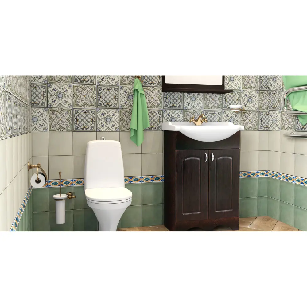 Плитка настенная «Капри» 20х20 см 1.04 м2 цвет белый 18529949 STLM-2108811 Kerama Marazzi  - Вид №1